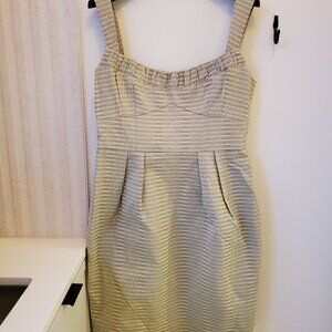 Nanette Lepore light green shift dress, fully lined, size 6